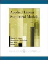 Applied Linear Statistical Models cover