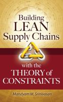Building Lean Supply Chains with the Theory of Constraints cover