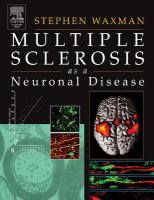 Multiple Sclerosis As A Neuronal Disease cover