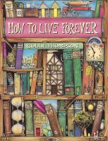 How To Live Forever (Red Fox Picture Books) cover