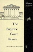 The Supreme Court Review, 1961 cover