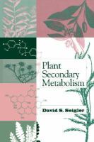 Plant Secondary Metabolism cover