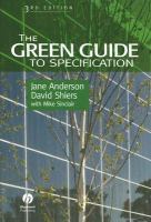 Green Guide to Specification An Environmental Profiling System for Building Materials and cover