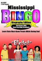 Mississippi Bingo Biography Edition cover