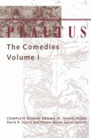 Plautus The Comedies (volume1) cover