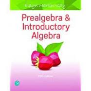 Martin-Gay Pre & Intro Algebra 5e - MyLab Access Code w/ eText 24m, VALENCIA COLLEGE cover