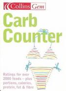 Carb Counter Ratings for over 2000 foods- plus portions, calories, protein, fat & fibre cover