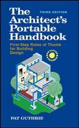 The Architect's Portable Handbook First-Step Rules of Thumb for Building Design cover