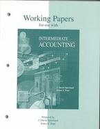 Working Papers To Accompany Intermediate Accounting cover