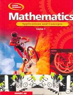 Mathematics: Applications and Concepts, Course 1, Student Edition cover