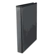 Economy Round Ring View Binder, 1 in. Capacity, Black cover