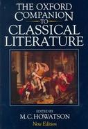 The Oxford Companion to Classical Literature cover