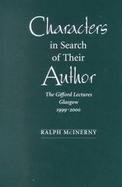 Characters in Search of Their Author The Gifford Lectures Glasgow 1999-2000 cover