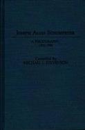 Joseph Alois Schumpeter: A Bibliography, 1905-1984 cover
