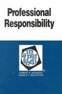 Professional Responsibility in a Nutshell cover