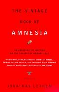 The Vintage Book of Amnesia An Anthology cover