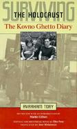 Surviving the Holocaust The Kovno Getto Diary cover