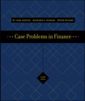Case Problems in Finance cover