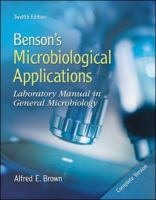 Combo: Benson's Microbiological Applications Complete Version with Connect Microbiology 1 Semester Access Card cover