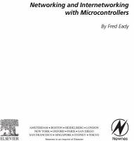 Networking and Internetworking with Microcontrollers cover