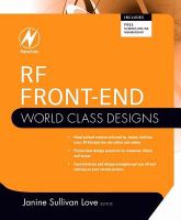RF Front-End: World Class Designs: World Class Designs cover
