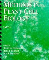 Methods in Plant Cell Biology, Part a cover