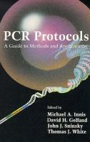 Pcr Protocols A Guide to Methods and Applications cover