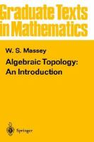 Algebraic Topology An Introduction cover