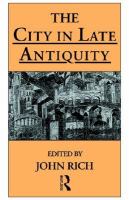 The City in Late Antiquity cover