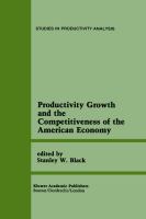 Productivity Growth and the Competitiveness of the American Economy cover