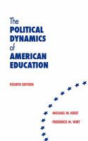 Political Dynamics of amer.education cover