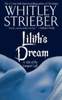 Lilith's Dream : A Tale of the Vampire Life cover