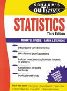 Schaum's Outline of Theory and Problems of Statistics cover
