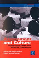 Assessment and Culture Psychological Tests With Minority Populations cover