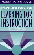 Psychology Of Learning For Instruction cover