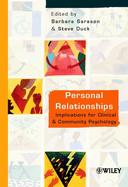 Personal Relationships Implications for Clinical and Community Psychology cover