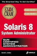Sun Solaris 8 System Administrators cover