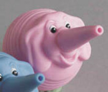 Ellie Elephant Nasal Syringe  Pink cover