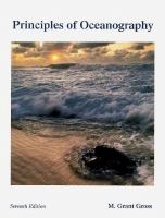 Principles of Oceanography cover