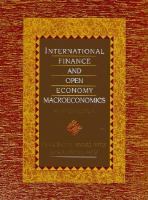 International Finance and Open Economy Macroeconomics Facsimile cover
