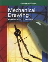 Mechanical Drawing Board and CAD Techniques (Student Workbook) cover