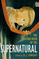 The Oxford Book of the Supernatural cover