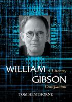 William Gibson : A Literary Companion cover