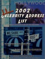 2002 Deluxe Celebrity Address List Over 13,000 Accurate Addresses of Almost Every Public Figure Imaginable cover