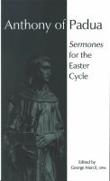 Anthony of Padua, Sermones for the Easter Cycle cover
