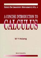 A Concise Introduction to Calculus cover