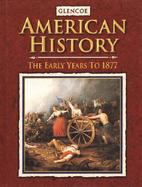 American History The Early Years to 1877 cover