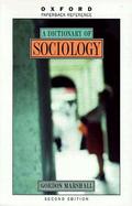 A Dictionary of Sociology cover