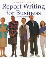 Report Writing for Business cover