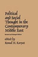 Political and Social Thought in the Contemporary Middle East cover